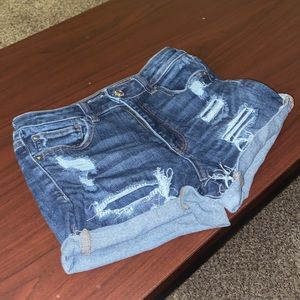 American eagle hi rise shortie